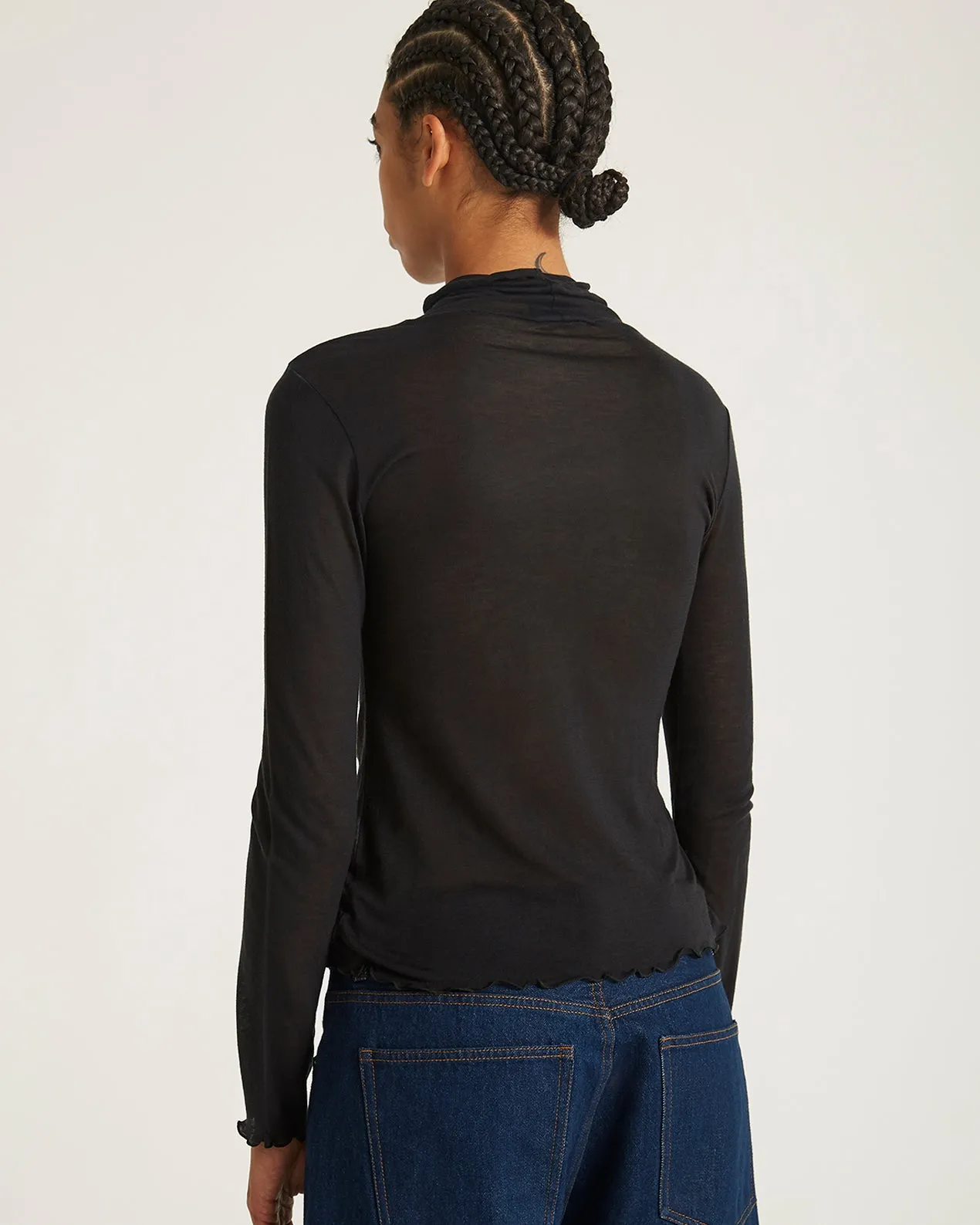 Sofia Lightweight Turtleneck Top