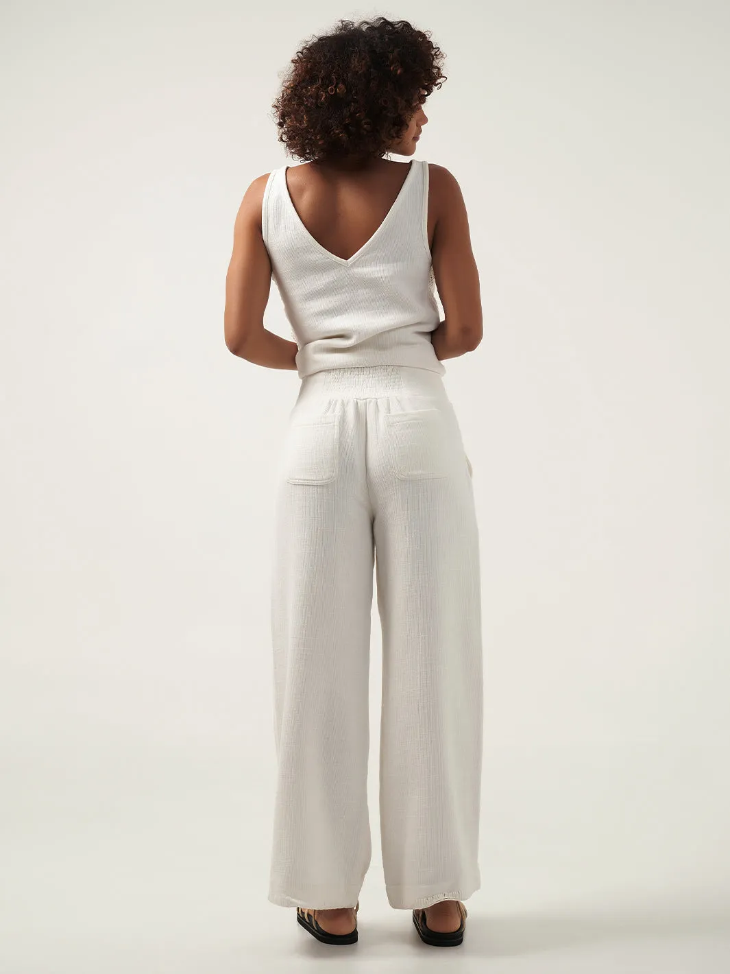 Sula Ramie Pants Ivory