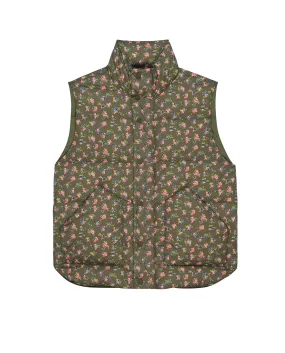 The Down Polar Vest. -- Cypress Basin Floral