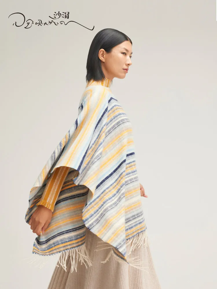 Tibetan Pulu handmade cashmere cloak