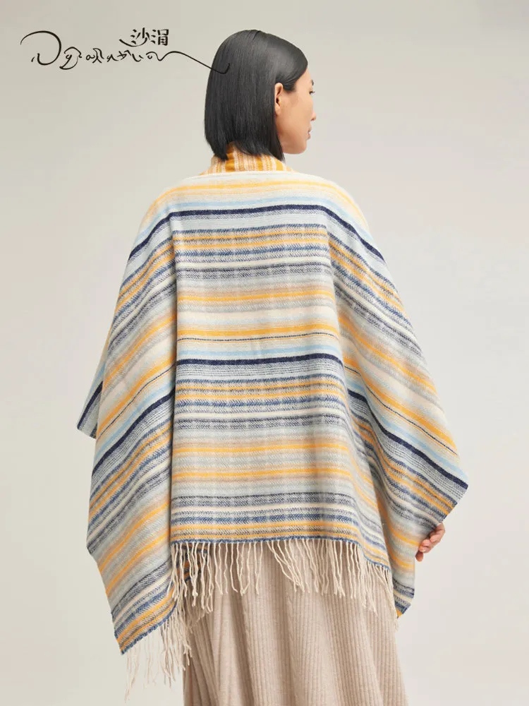 Tibetan Pulu handmade cashmere cloak