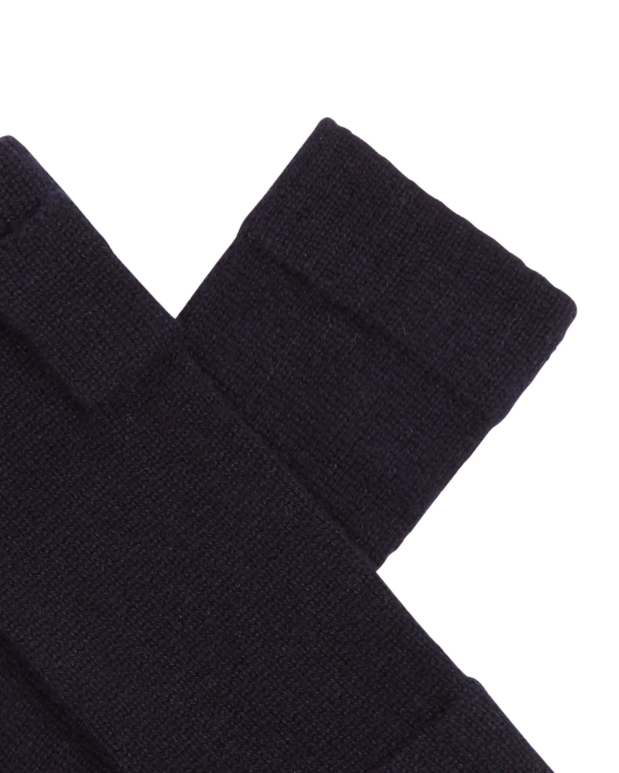 Unisex Fingerless Cashmere Gloves Navy Blue