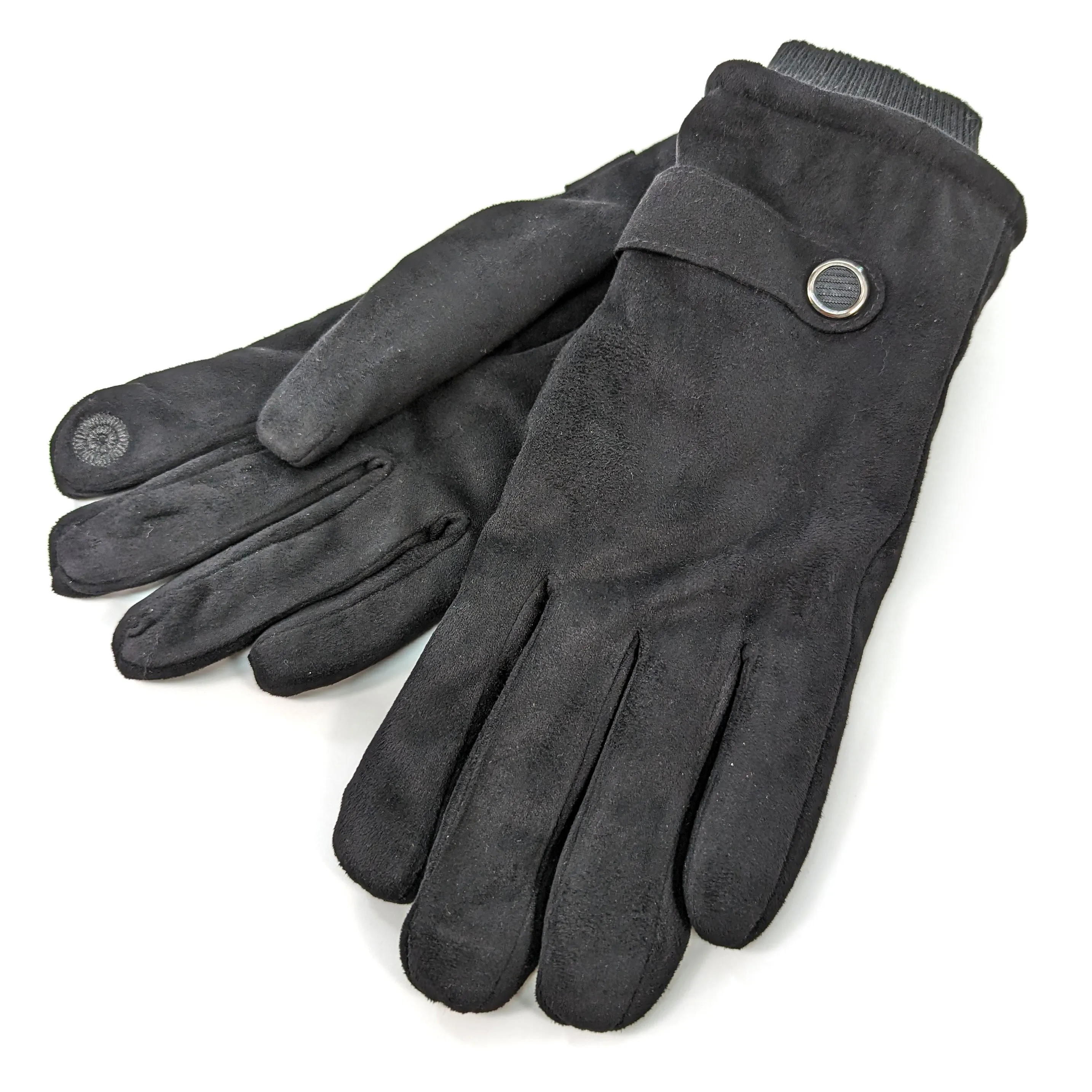 Unisex Gloves with Button Detail