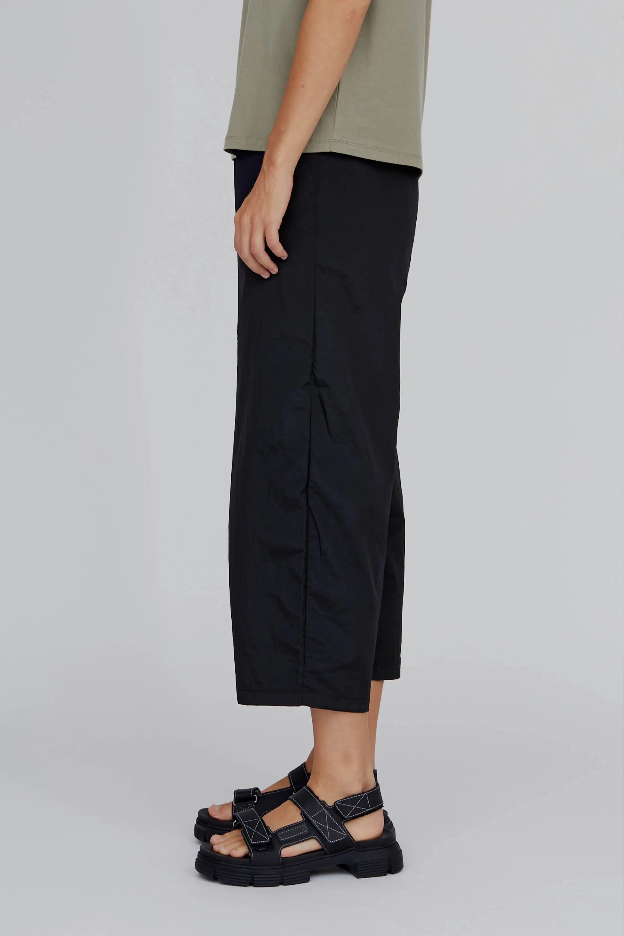 Viola Cropped Pants - Black