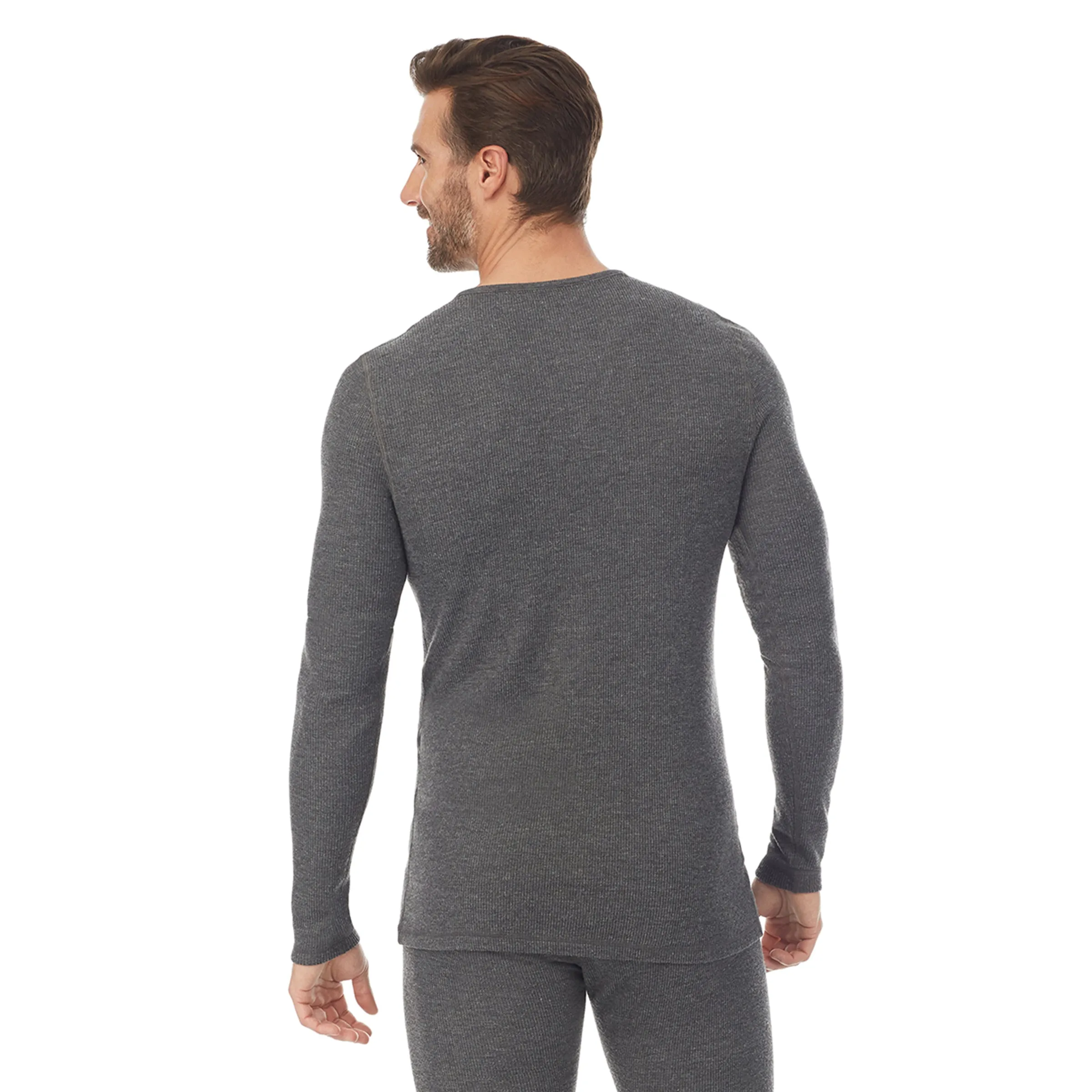 Waffle Thermal Long Sleeve Henley